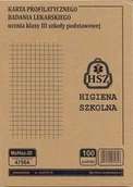 Druki akcydensowe - Firma krajewski Karta profilaktycznego badania lekarskiego ucznia III klasy szkoły podstawowej [Mz/Hsz-20] Mz/Hsz-20 - miniaturka - grafika 1