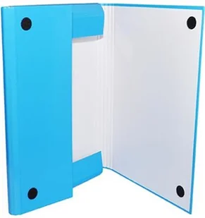 OFFICE PRODUCTS Teczka z rzepem PP, A4/4cm, 3-skrz., niebieska 21187411-01 - Teczki i skoroszyty - miniaturka - grafika 2