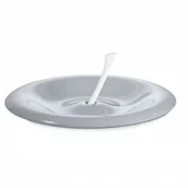 Miski i półmiski - Koziol Patera Big Apple szara z białym ogonkiem 3170456 - miniaturka - grafika 1