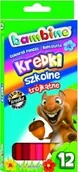 Kredki, ołówki, pastele i pisaki - Bambino ST.-MAJEWSKI KREDKI SZKOLNE TRÓJKĄTNE 9078 [6175874] - miniaturka - grafika 1