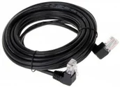 Kable - ABCVISION Patchcord RJ45/5.0-KK/B czarny kat.5e 5.0m RJ45/5.0-KK/B - miniaturka - grafika 1