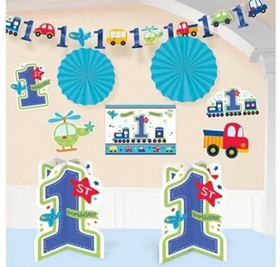 Amscan Zestaw dekoracyjny All aboard 10 elementów - Dodatki do strojów karnawałowych - miniaturka - grafika 6