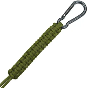 Mil-Tec Smycz Paracord Lanyard Oliv 15931501 - Odzież taktyczna i umundurowanie - miniaturka - grafika 2
