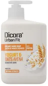 Mydła - Dicora Urban Fit Dicora Urban Fit Produkty Dicora Urban Fit Mydło do rąk Proteiny Jogurt i Owies 500 ml - miniaturka - grafika 1