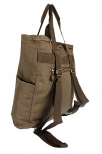 Bag Street Praktyczny Plecak Torebka 2 w 1 BAG STREET 2247 BEŻOWY - Plecaki - miniaturka - grafika 4