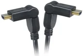 Kable - Akasa Kabel Kabel HDMI Premium podpora Ethernet, 2K a 4K rozlien, pozlacen (AK-CBHD11-20BK) - miniaturka - grafika 1