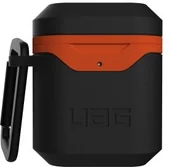 Akcesoria do słuchawek - Urban Armor Gear LLC UAG Hardcase V2 obudowa ochronna do Airpods 1/2 black/orange) IEOUGHV2APBKOR - miniaturka - grafika 1