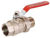 Zawory i kraniki - Armatura Armatura Zawór kulowy wodny z śrubunkiem 3/4cala 700-211-20 - miniaturka - grafika 1