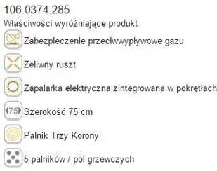 Płyta gazowa do zabudowy Franke FHCR 755 4G TC HE XS C - Płyty gazowe do zabudowy - miniaturka - grafika 4