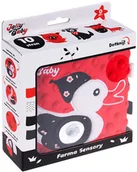 Instrumenty muzyczne dla dzieci - Jollybaby Jollybaby Książeczka materiałowa Farma Sensory 80568 JB 80568 - miniaturka - grafika 1