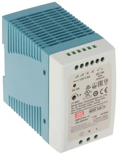 Mean Well Zasilacz LED MeanWell 90W 12V DC 7,5A na szynę DIN MDR-100-12 - Zasilacze i transformatory - miniaturka - grafika 3