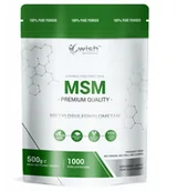 Witaminy i minerały dla sportowców - Wish MSM Metylosulfonylometan 500g - miniaturka - grafika 1