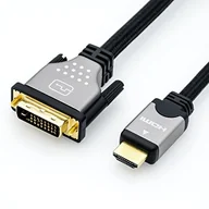 Adaptery i przejściówki - Roline 11045873 kabel do monitora, wtyczka wejścia DVI na wtyczkę HDMI, Dual Link, 5 m Srebrny/Czarny 11045873 - miniaturka - grafika 1