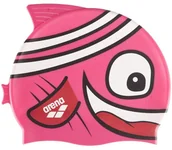 Pływanie - Arena CZEPEK SILIKONOWY JUNIOR AWT FISH CAP FUCHSIA - miniaturka - grafika 1