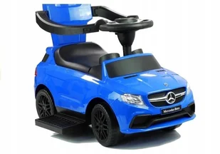 Import LEANToys Jeździk Mercedes z Pchaczem 3288 Niebieski 2335 - Jeździki dla dzieci - miniaturka - grafika 9
