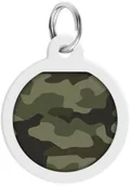 Odblaski i adresówki - Waudog Lokalizator WauDog Smart ID dla zwierząt 25 mm - green camo (0625-0205) 0625-0205 - miniaturka - grafika 1