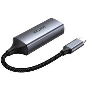 Unitek Adapter USB-C DP 1.2 4K/60Hz kabel 15cm - Adaptery i przejściówki - miniaturka - grafika 3