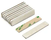 Magnesy - first4magnets Magnes Expert klej 50 x 10 x 2 mm grubości N42 magnes neodymowy - 5,5 kg ciągnięcia (północna) (10 sztuk) F501NA-10 - miniaturka - grafika 1