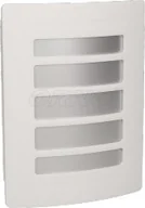 Dzwonki i gongi - Orno Dzwonek przewodowy TON 8V Biały / Srebrny 013N/8V/BI-SR - miniaturka - grafika 1