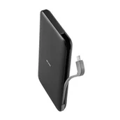 Powerbanki - ACME Europe Europe power bank z kablem micro-USB PB18 10000 mAh czarny - miniaturka - grafika 1