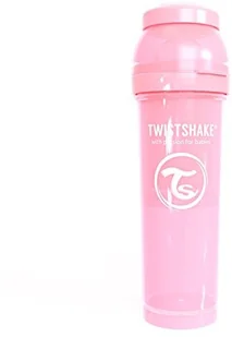 Twistshake Butelka antykolkowa, Różowy, 330 ml - Butelki dla niemowląt - miniaturka - grafika 5