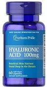 Produkty specjalne dla sportowców - Puritans Pride Kwas Hialuronowy 100mg - 60 kaps - miniaturka - grafika 1