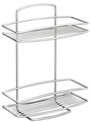 Półki łazienkowe - Metaltex 460002 regał Onda z 2 półkami, 26 x 11 x 35 cm 460002 - miniaturka - grafika 1