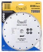 Tarcze do pił - Condor Tarcza tnąca CODB-T230 Turbo 230mm 1szt - miniaturka - grafika 1