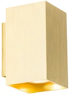 Lampy ścienne - QAZQA Nowoczesna lampa ścienna złoty kwadrat - Sandy - miniaturka - grafika 1