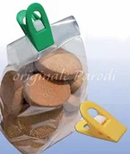 Akcesoria łazienkowe - Parodi & Parodi Zestaw z 8 spinaczami do bielizny model, komplet 8 spinaczami do bielizny, śledzie wisiorek na prezent, pranie zszywek zamykanie żółtymi envelope i zielonym, Multi-Use szczypce do cięcia w różnych kol (365) - miniaturka - grafika 1