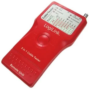 LogiLink Uniwersalny tester kabli RJ45-11/BNC/USB/IEEE1394 - Pozostałe akcesoria sieciowe - miniaturka - grafika 5