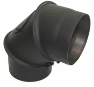 Kominy i akcesoria - Darco Kolano nastawne 200 mm czarne - miniaturka - grafika 1
