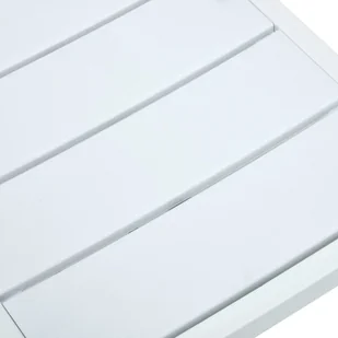 vidaXL Krzesła ogrodowe, 4 szt., białe, HDPE o wyglądzie drewna - Fotele i krzesła ogrodowe - miniaturka - grafika 6