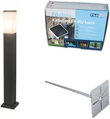 Lampy ogrodowe - QAZQA Lampa zewnętrzna antracyt 80cm IP44 z klinem i mufą kablową - Malios - miniaturka - grafika 1