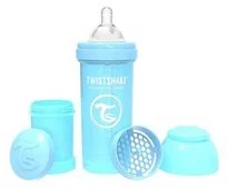 Vital Innovations bidon Twist Shake Anti-kolka, 260 ML  niebieski (78256) - Shakery i bidony sportowe - miniaturka - grafika 4