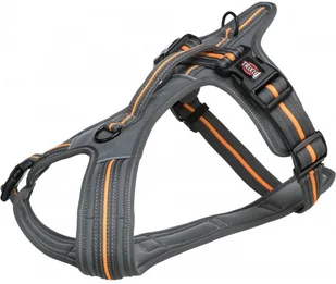 Trixie Fusion touring, szelki, dla psa, grafit/papaja, taśma parciana/neopren, ML: 6175 cm/30 mm - Szelki dla psów - miniaturka - grafika 2