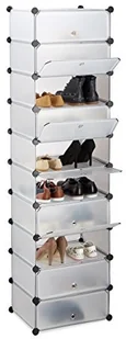 Relaxdays szafka na buty 10 poziomów, nie zajmuje dużo miejsca, wys. x szer. x głęb. ok. 176 x 49 x 37 cm, różnekolory. 10021963_50 - Szafki na buty Relaxdays szafka na buty 10 poziomów, nie zajmuje dużo miejsca, wys. x szer. x głęb. ok. 176 x 49 x 37 cm, różnekolory. 10021963_50 - Szafki na buty - miniaturka - grafika 1