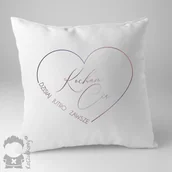 Gadżety dla niej i dla niego - - Kocham Cię dzisiaj, jutro, zawsze poduszka z nadrukiem - miniaturka - grafika 1