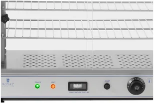 Royal Witryna grzewcza 54 cm Catering 1000 W 3 ażurowe półki RC-WC001 - Szafy i witryny grzewcze - miniaturka - grafika 2