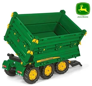 Rolly Toys Przyczepa trzyosiowa z wywrotem John Deere 125043 - Jeździki dla dzieci - miniaturka - grafika 7