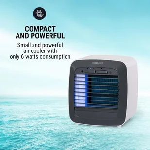 Air Cooler OneConcept OneConcept IceCube 6W 3 prędkości wiatru 600ml biały VTSA7- - Klimatyzatory - miniaturka - grafika 2