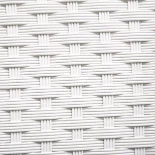 Beliani Meble ogrodowe białe - rattanowe - tarasowe - balkonowe - ROMA biały - Meble ogrodowe - miniaturka - grafika 7