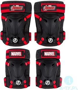 OCHRANIACZE SKATE - ZESTAW - KOLANA, ŁOKCIE, NADGARSTKI - AVENGERS a-ty 9066 - Ochraniacze - miniaturka - grafika 2