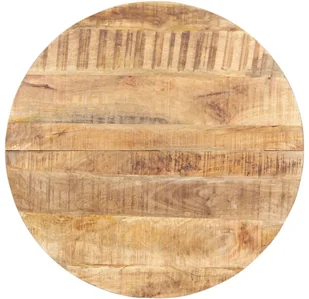 vidaXL Stół jadalniany, 80 cm, surowe drewno mango 320483 - Stoły - miniaturka - grafika 2