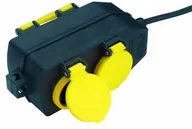 Przedłużacze i rozgałęźniki - Unitec Przewód doprowadzający gniazdko elektryczne Block 4 kieszeń z zamkiem 44553 - miniaturka - grafika 1