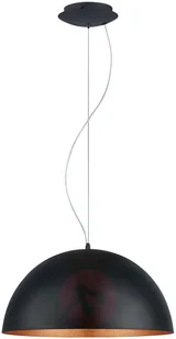 Eglo LAMPA wisząca GAETANO 1 94938 metalowa OPRAWA zwis kopuła miedź czarna - Lampy sufitowe - miniaturka - grafika 5