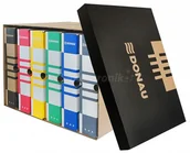 Pudła i kartony archiwizacyjne - Donau Pudło archiw. zbior - brązowe 7666301FSC-02 - miniaturka - grafika 1