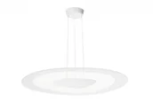 Lampy sufitowe - Linea Light Lampa wisząca nowoczesna Antigua_P 90349 szklana biała lampa w styli minimalistycznym 90349 - miniaturka - grafika 1