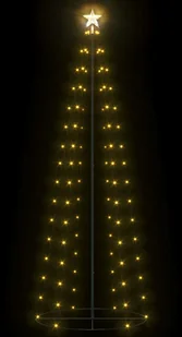 vidaXL Ozdoba świąteczna w kształcie choinki, 100 LED, 70x180 cm - Oświetlenie świąteczne - miniaturka - grafika 4