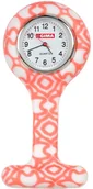 Meble i wyposażenie gabinetów medycznych - Gima Zegarek pielęgniarski-red&white fantasy Zegarek pielęgniarski silikonowy 20420 - miniaturka - grafika 1